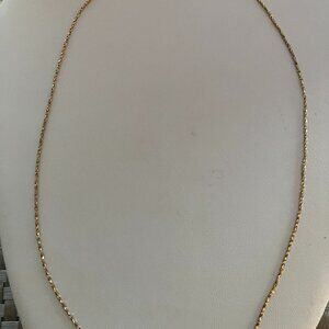 Gold Plated Chain 20" with magnetic clasp